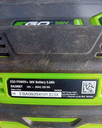 Batteria EGO Power  da 5 ah