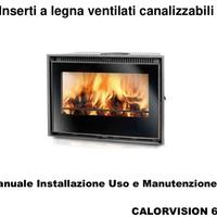 Inserto camino ventilato stufa a legna