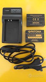 Batterie Patona LP-E12 + Caricabatteria
