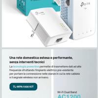 Rioetitore internet tramite presa elettrica