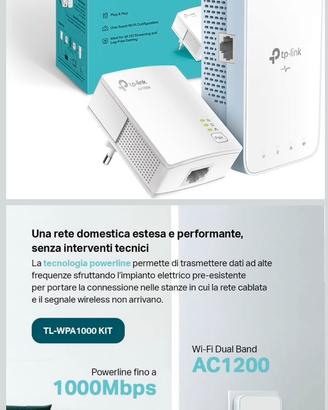 Rioetitore internet tramite presa elettrica