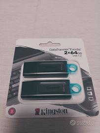 USB KEY 64 GB 2 PZ KINGSTON