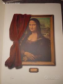 Gioconda quadro Pop, serigrafia Luca M. Patella 