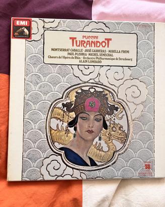 Cofanetto vinile Turandot di Giacomo Puccini