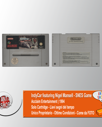 IndyCar Nigel Mansell - Retro Racing SNES/PAL 1994