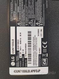Ricambi x TV LG 43"