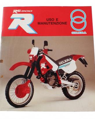 Manuale uso e manutenzione Gilera RC 600 R