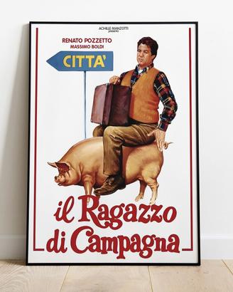 Poster Locandina Film "Il ragazzo di Campagna"
