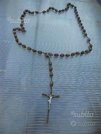 , rosario in legno -anni 50-