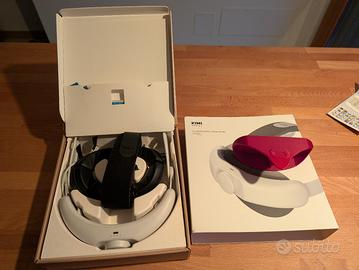 Comfort Head Strap metaquest 3 kiwi  e cover ocula