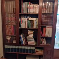 libreria legno massello vintage