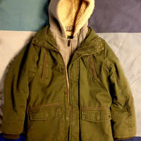 Giacca militare con felpa imbottita bambino 6/7