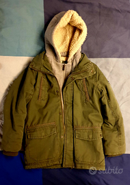 Giacca militare con felpa imbottita bambino 6/7