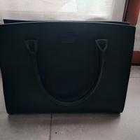 BORSA ECOPELLE NERA DONNA