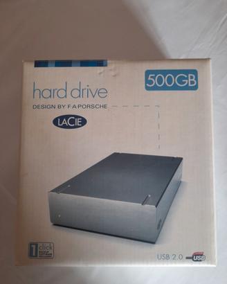 Hard disk esterno Lacie 500 GB
