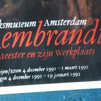 Manifesto Rembrandt  al Rijksmuseum di Amsterdam