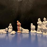 Presepe in ceramica bianca di Urbino