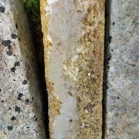 Blocchi di tufo antichi