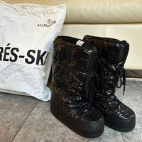 Doposci Moncler neri lucidi