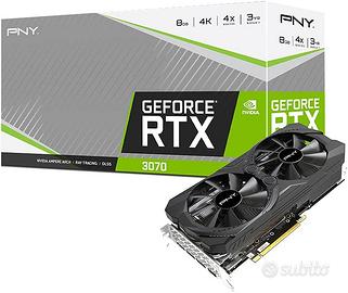 Scheda video Nvidia RTX 3070 PNY 2 Ventole