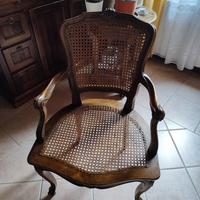 Poltrona Rattan d'epoca