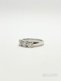 Trilogy oro 18KT con diamanti ct 1.43 tot VVS G