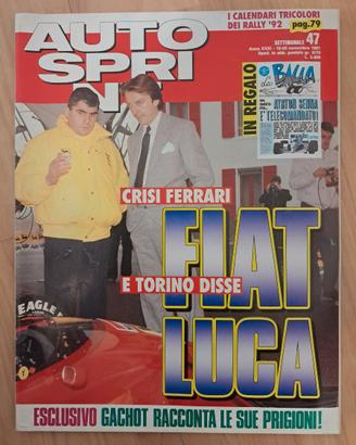 Autosprint 1991 - Esclusivo Gachot in prigione