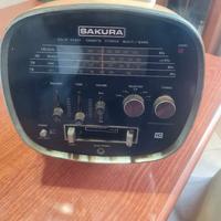 radio registratore tcm 5600 audiola sakura anni 70