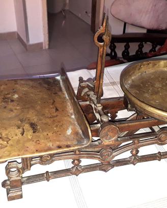 Antica Bilancia da banco Roberval 10 Kg in ghisa