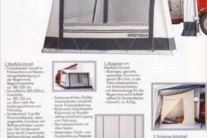 Veranda tenda casetta originale Westfalia