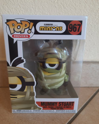 Funko Pop Minions Mummy Stuart NUOVO
