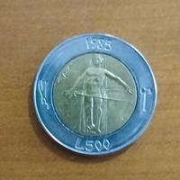 Moneta 500 lire San Marino rara