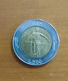 Moneta 500 lire San Marino rara