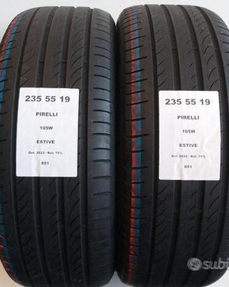 2 gomme 235 55 19 pirelli a851