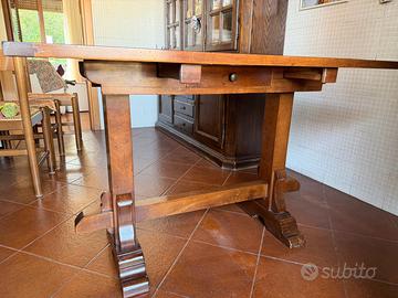 Tavolo arte povera tipo fratino con cassetto
