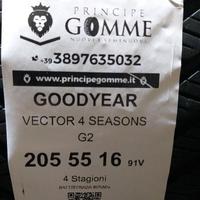 2 gomme 205 55 16 goodyear a4880