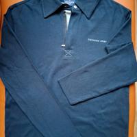Trussardi sport, polo a manica lunga
