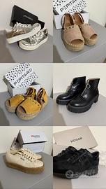 Lotto di 6 paia di scarpe da donna taglia 36