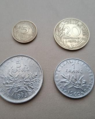Piccolo lotto monete francesi
