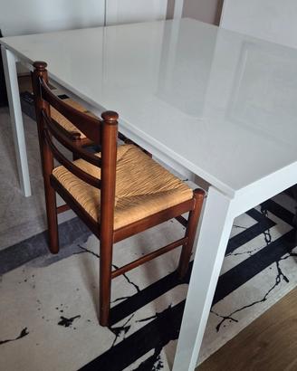 tavolo allungabile con 4  sedie 