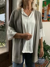 Cardigan in pura lana