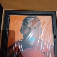 Quadro firmato numerato Michael Jordan iconapop