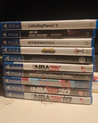 Lotto giochi PS4, anche singolarmente 