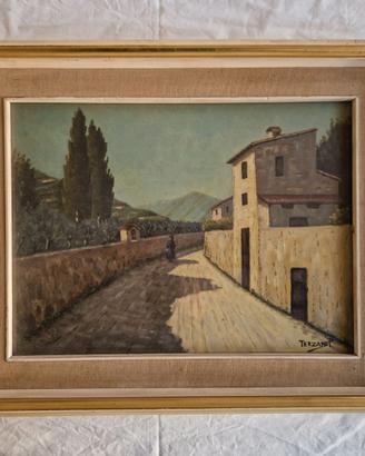 Due quadri a olio firmati “Terzani P.” – Toscana