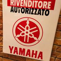 YAMAHA MOTO INSEGNA TARGA TABELLA ORIGINALE 1980