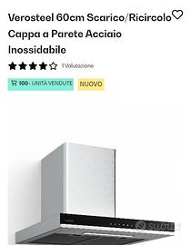 Cappa 60cm NUOVA