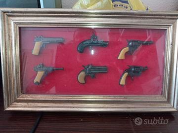 lotto 2vetrine-espositore miniature vintage anni70