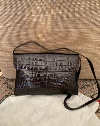 borsa vintage vero coccodrillo