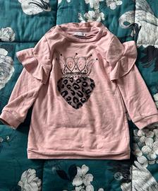 Felpa Meilisa Bai rosa 3 anni