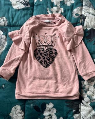 Felpa Meilisa Bai rosa 3 anni